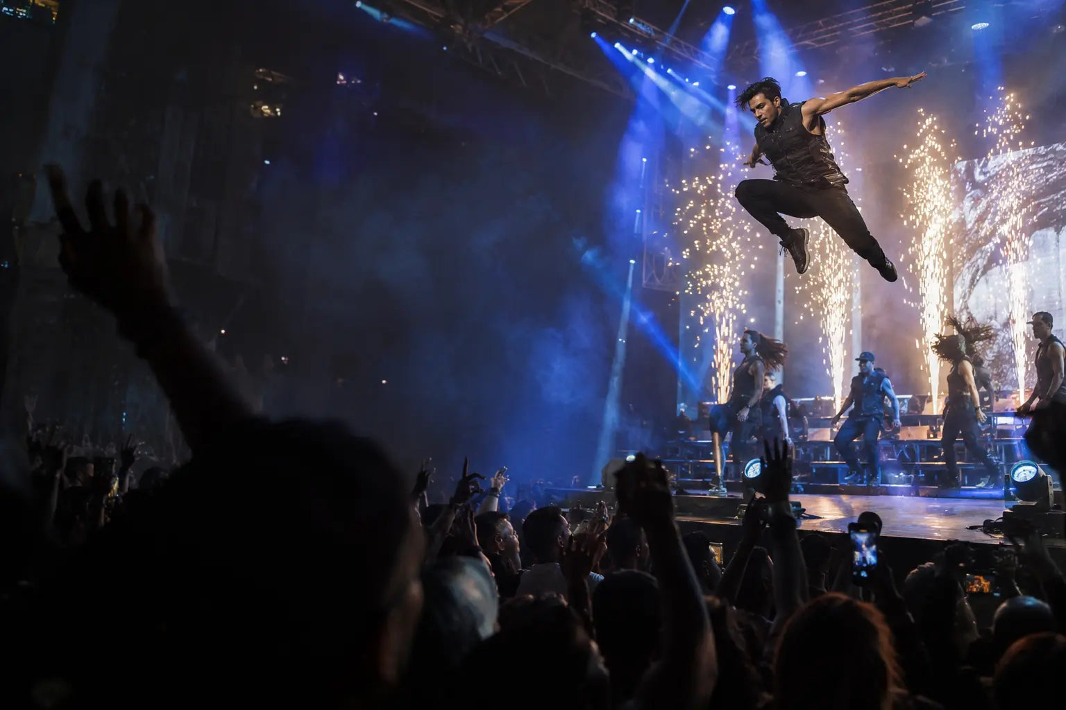 Dynamic peak moment during a recorded live performance